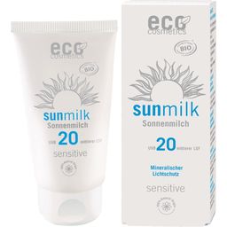 eco cosmetics Sensitiv mleko za sončenje ZF 20 - 75 ml