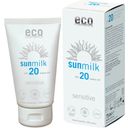 eco cosmetics Sensitiv mleko za sončenje ZF 20 - 75 ml