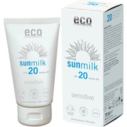 eco cosmetics Leche Solar Sensitive FPS 20 - 75 ml