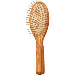 KostKamm Olive Wood Hair Brush, 9 rows