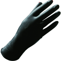 Black Touch Latex Handschuhe puderfrei, 10 Stkück