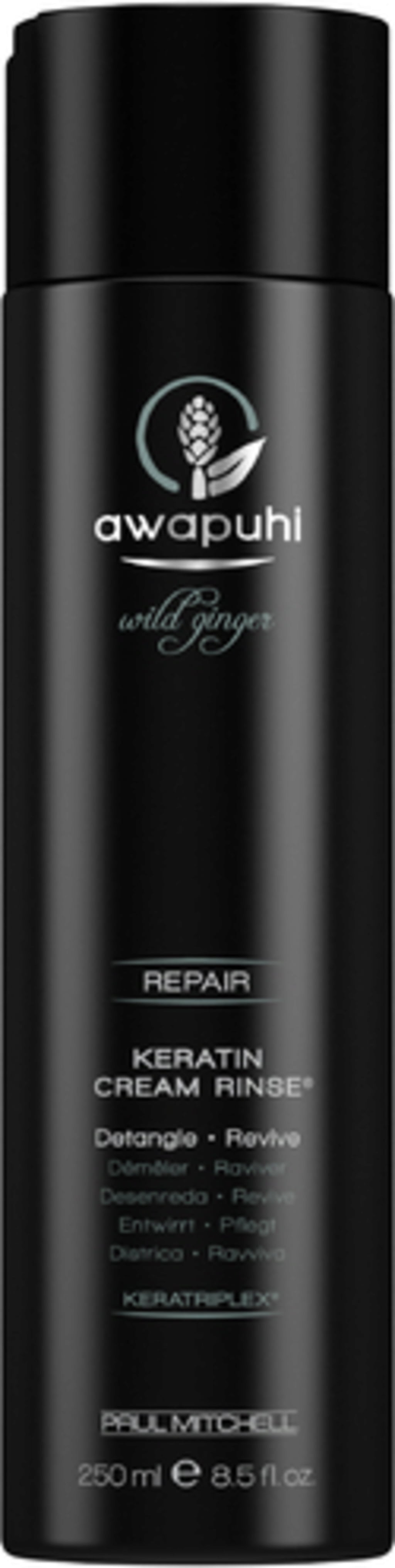 Paul Mitchell Awapuhi Wild Ginger® Repair Keratin Cream Rinse® labelhair